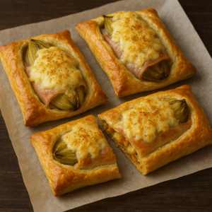 Feuilleté aux Endives & Jambon : croustillant, fondant et plein de bienfaits