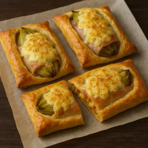 Feuilleté aux Endives & Jambon : croustillant, fondant et plein de bienfaits