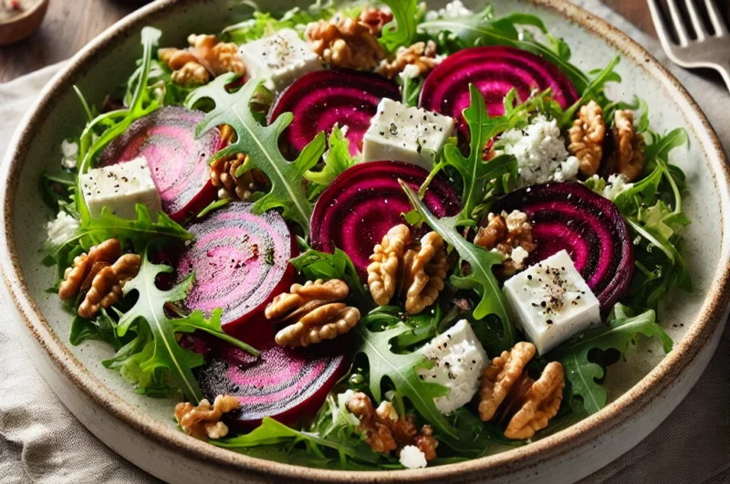 Salade de Betteraves et Chèvre Frais