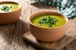 Velouté de Pois Cassés et Légumes d’Hiver