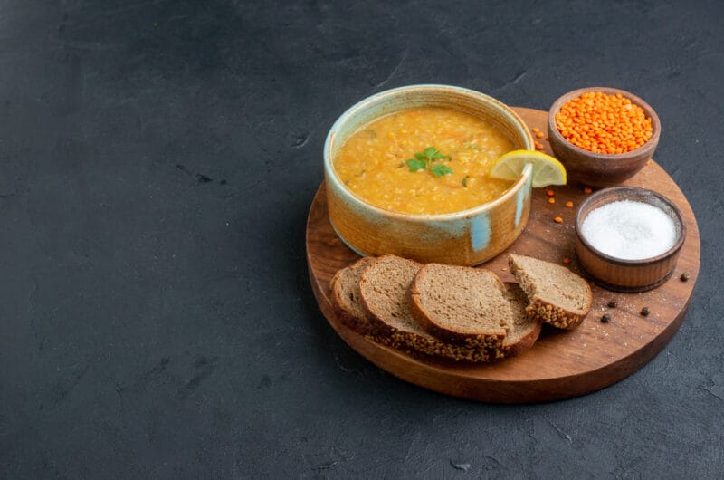 Dahl de lentilles corail aux épices douces