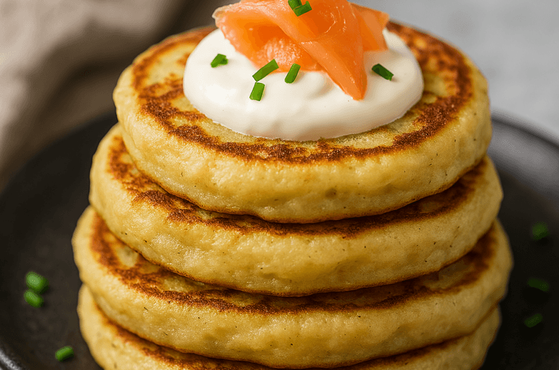 Blinis à la pomme de terre maison