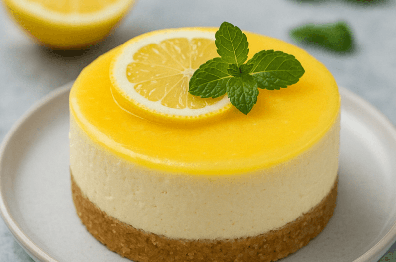 Cheesecake au citron fondant et rafraîchissant
