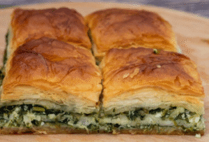 Spanakopita – Feuilleté grec aux épinards et féta