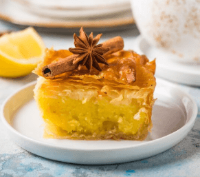 Galaktoboureko – Flan Grec à la Semoule et Pâte Filo