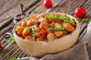 Gigantes Plaki – Haricots Géants Grecs à la Tomate et aux Herbes