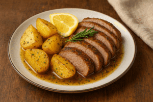 Kleftiko – Agneau Grec Rôti au Four avec Citron, Herbes et Pommes de Terre