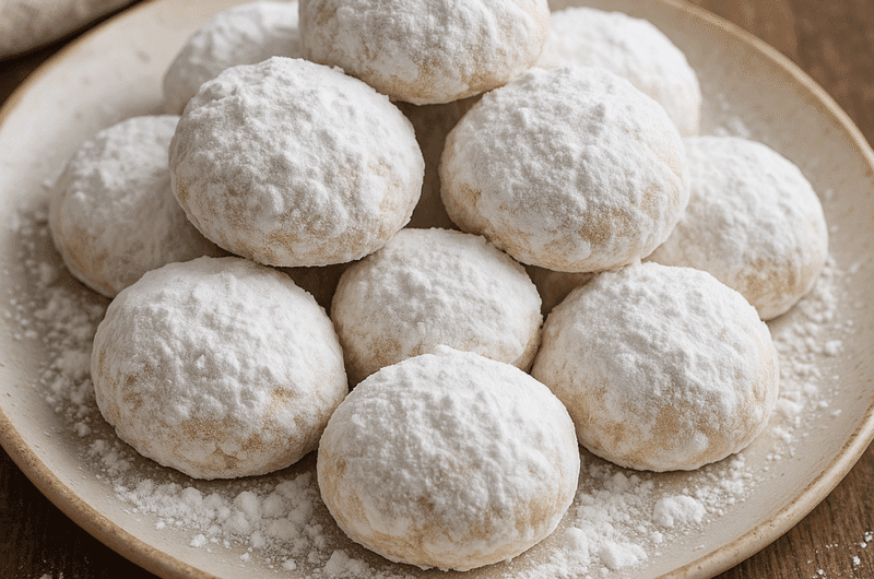 Kourabiedes (sablés grecs aux amandes)