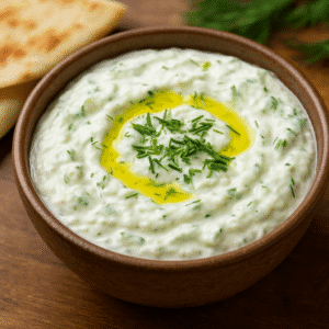 Tzatziki – Crème Grecque au Concombre, Yaourt et Ail