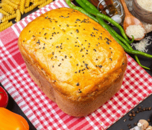 Pain de Mie Maison Moelleux aux Œufs et Huile d’Olive (Option Graines de Sésame Noir)
