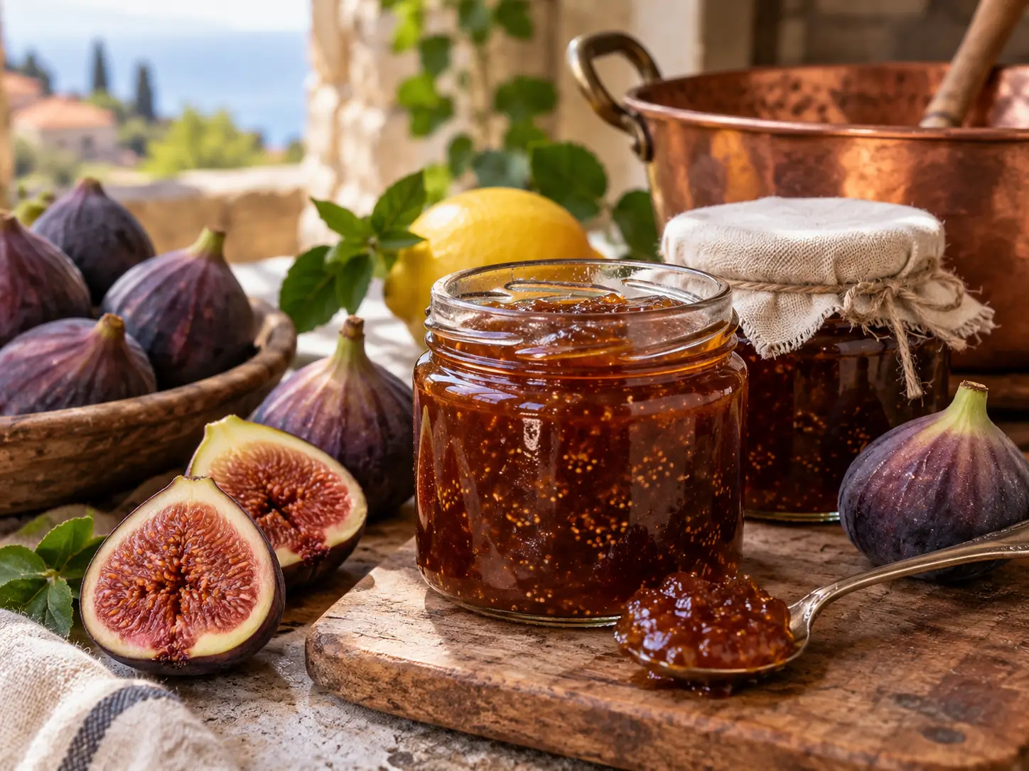 Confiture de figues maison au sucre de canne