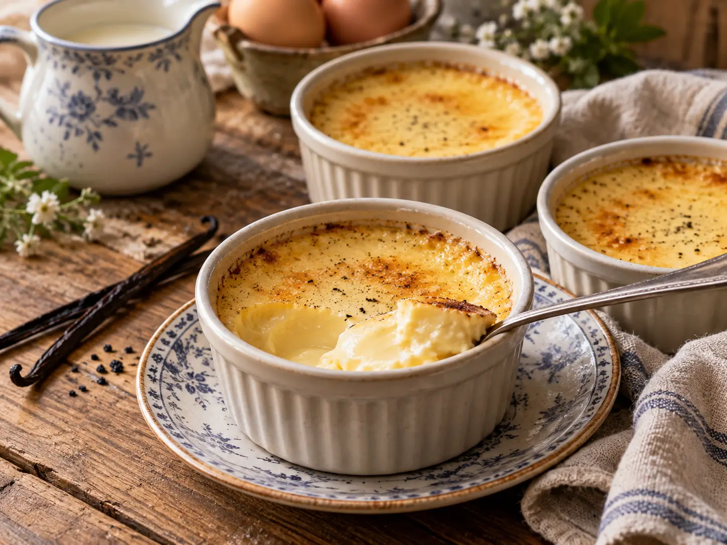 Œufs au lait à l’ancienne, recette traditionnelle de grand-mère