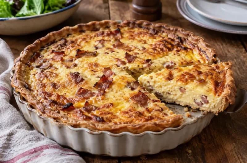 Quiche Lorraine traditionnelle : la vraie recette sans fromage
