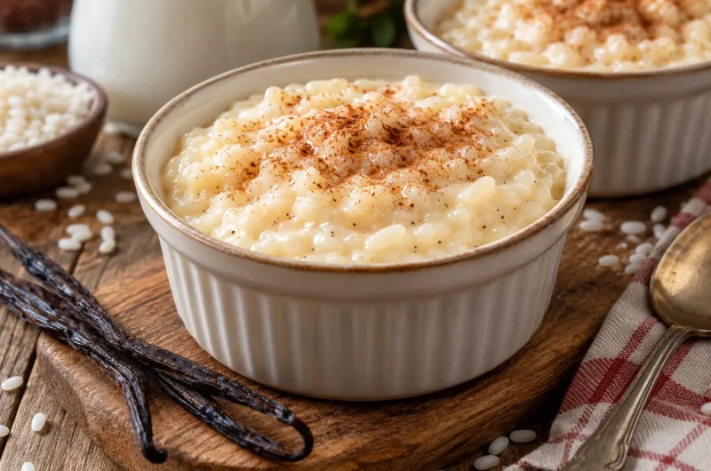 Riz au lait crémeux à la vanille : la recette facile et traditionnelle